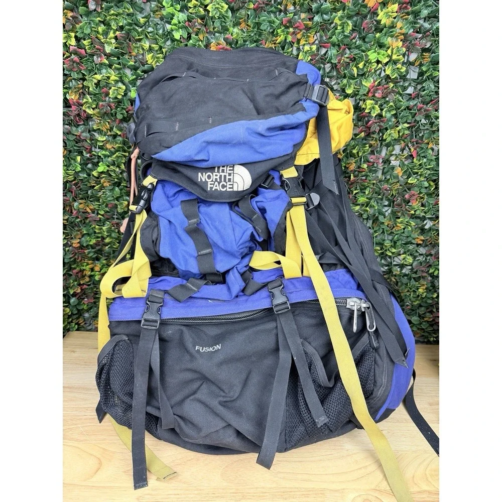 The North Face Fusion Internal Frame Hiking Backpack Color Block Womens Medium